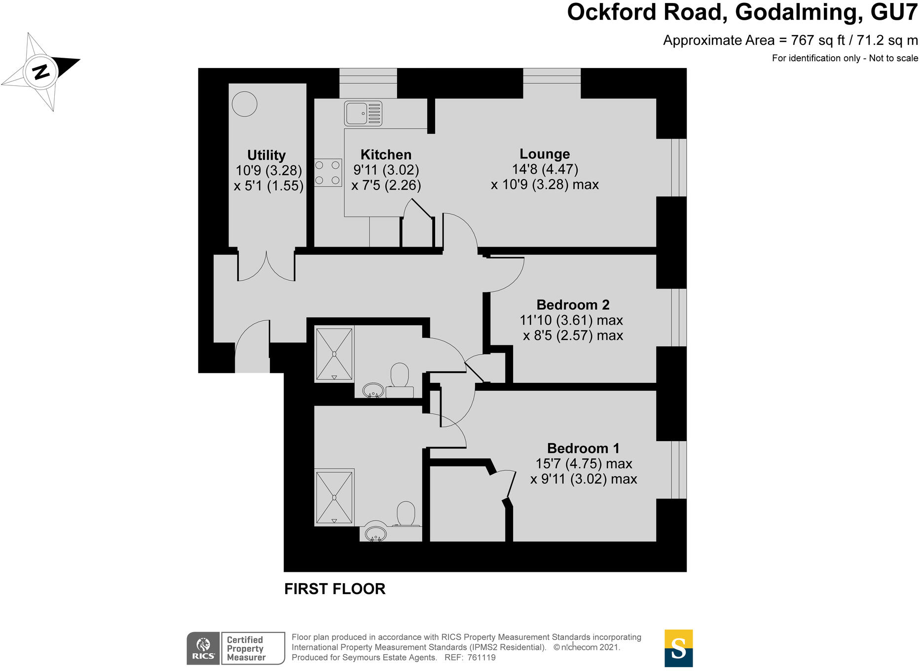 Caesars Place, Godalming, Surrey, GU7 floorplan