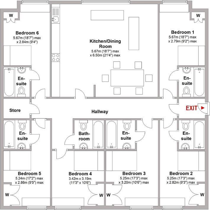 C12 Station House, Old Warwick Road, Leamington Spa floorplan
