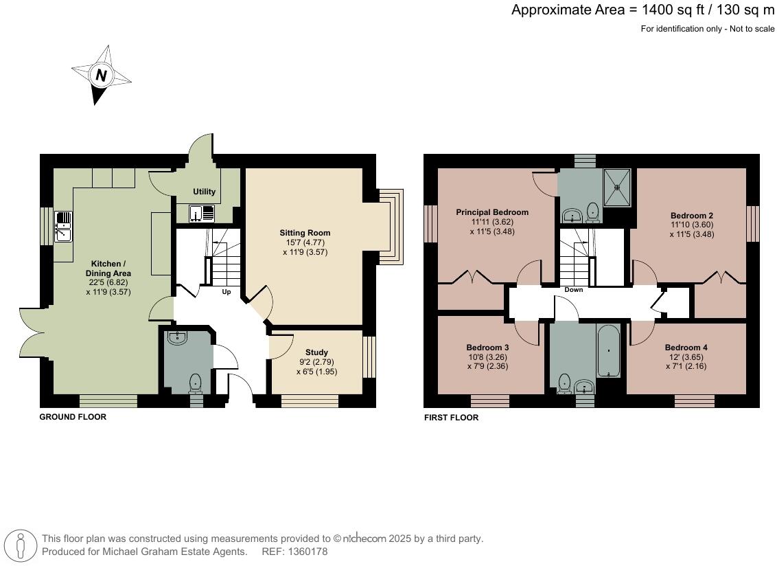 Ickwell Road, Upper Caldecote, Biggleswade, Bedfordshire, SG18 floorplan
