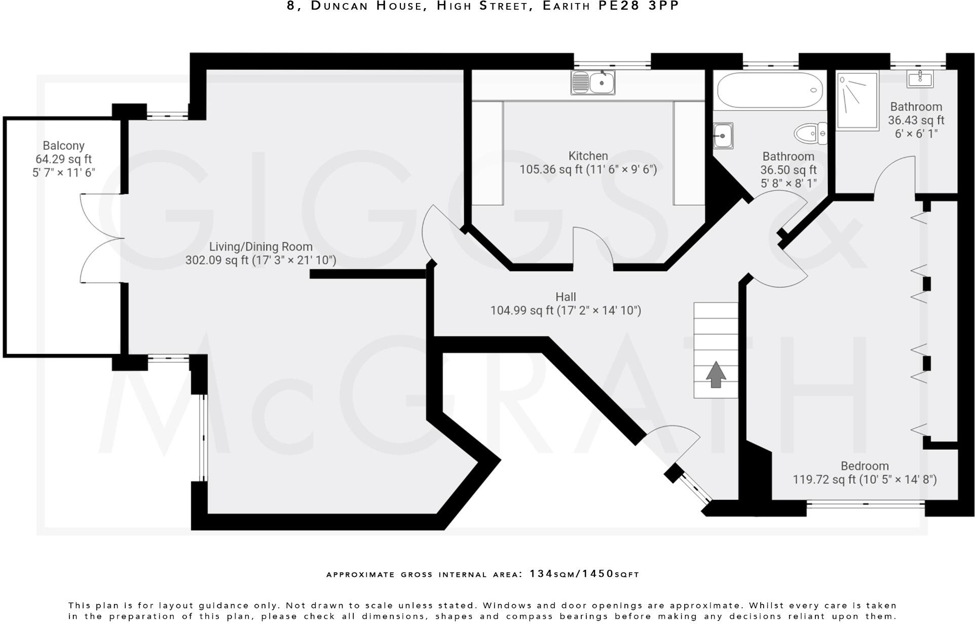 Duncan House, High Street, Earith, Huntingdon, Cambridgeshire, PE28 3PP floorplan