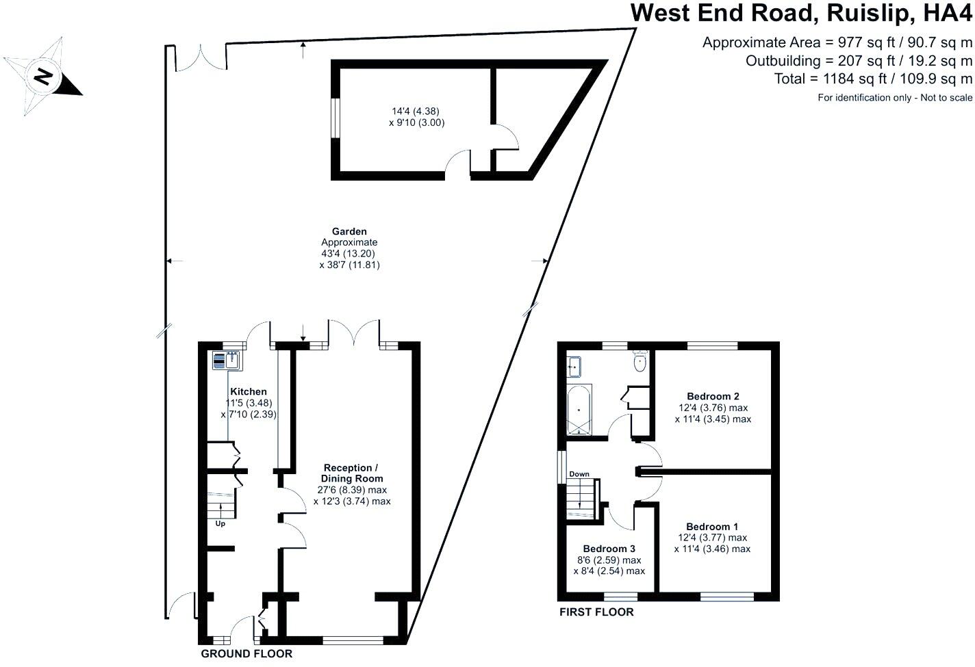 West End Road, Ruislip, HA4 floorplan