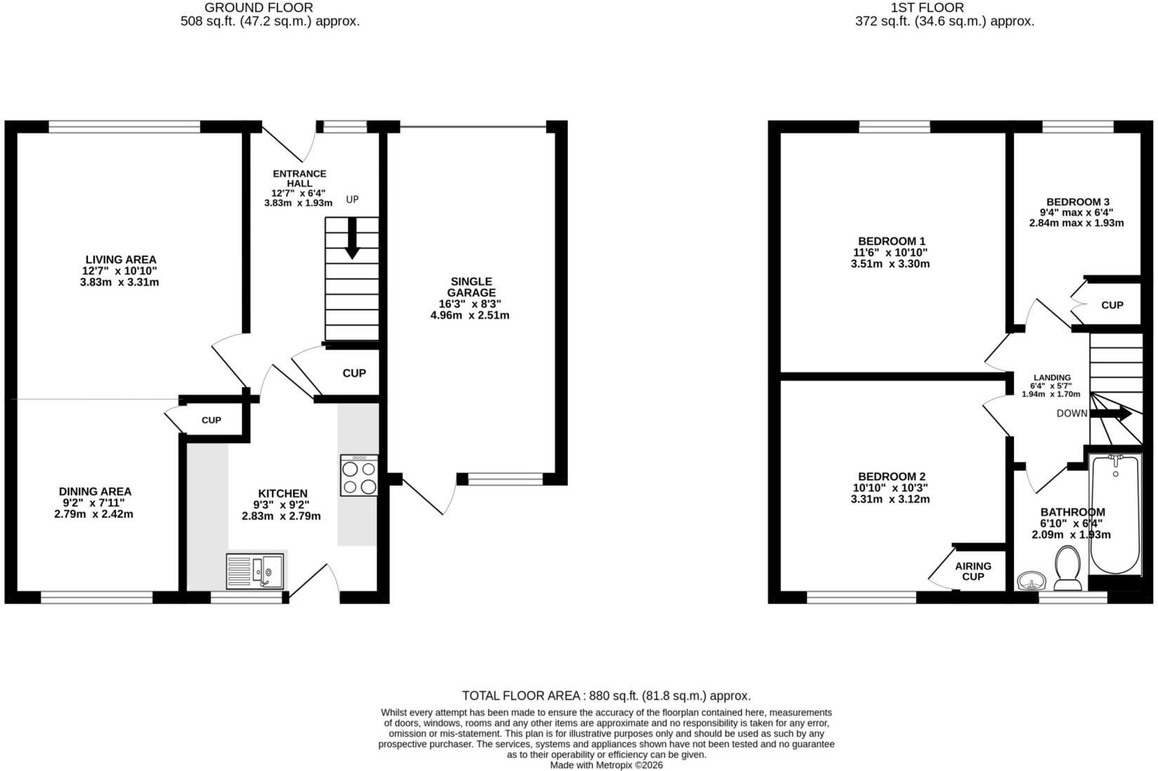 56 Derwent Drive, Lakeside Gardens, Onchan, IM3 2DA floorplan