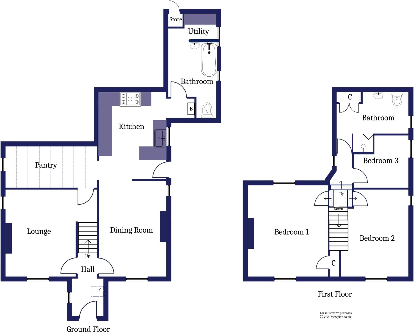 Penlan Road, Llandough floorplan