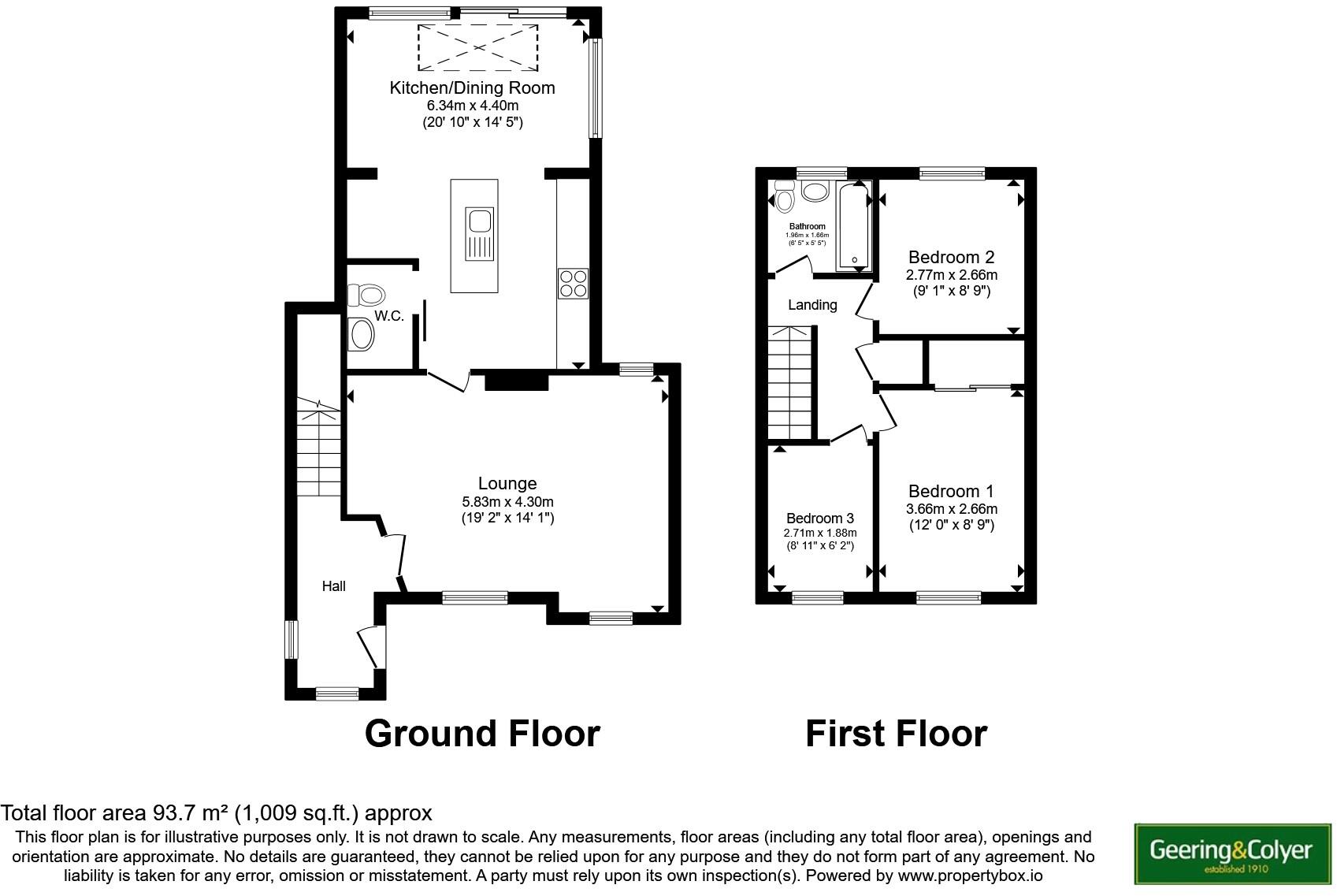 Queens Road, Littlestone, New Romney, Kent, TN28 floorplan