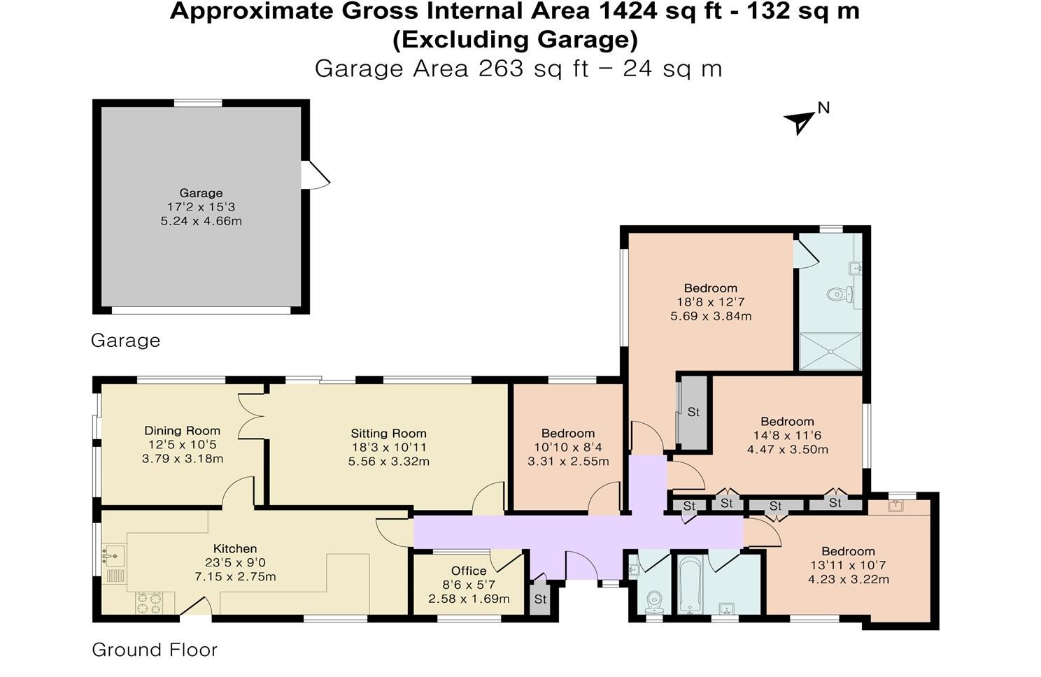 Orchard Field, Gallowstree Common, Reading floorplan