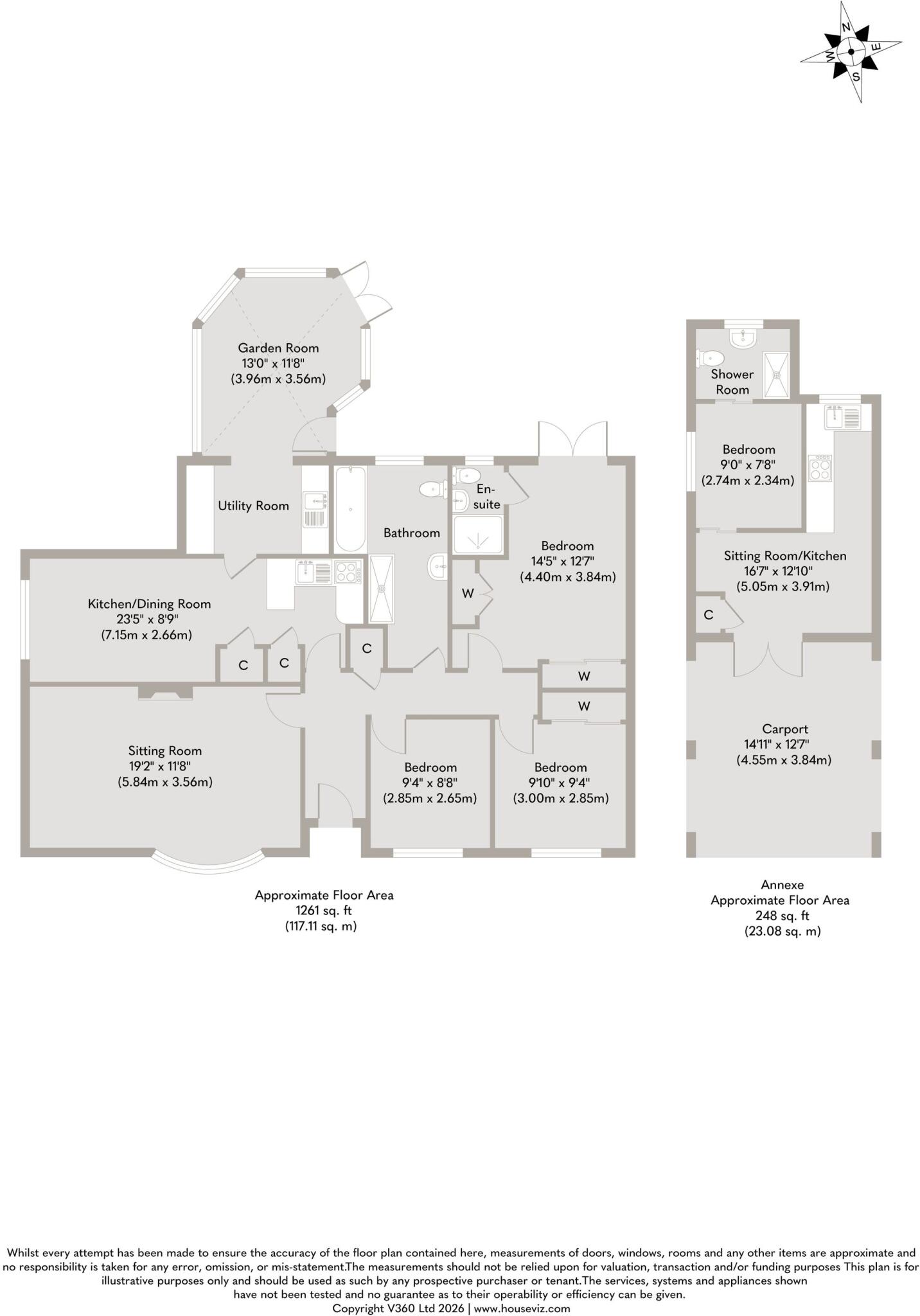 Spacious Detached Bungalow in Burgh Castle floorplan