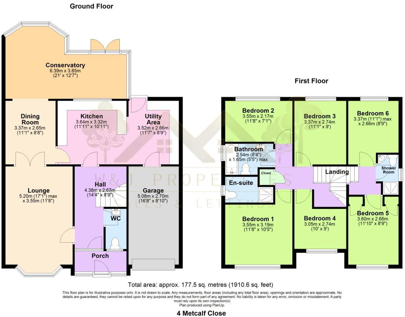 Metcalfe Close, Fernhurst, Blackburn, BB2 4FQ floorplan