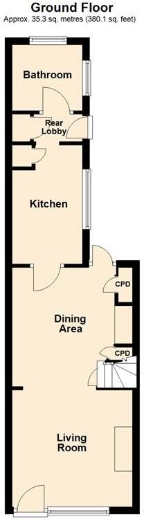 Village Road, Alverstoke, Gosport PO12 2LE floorplan