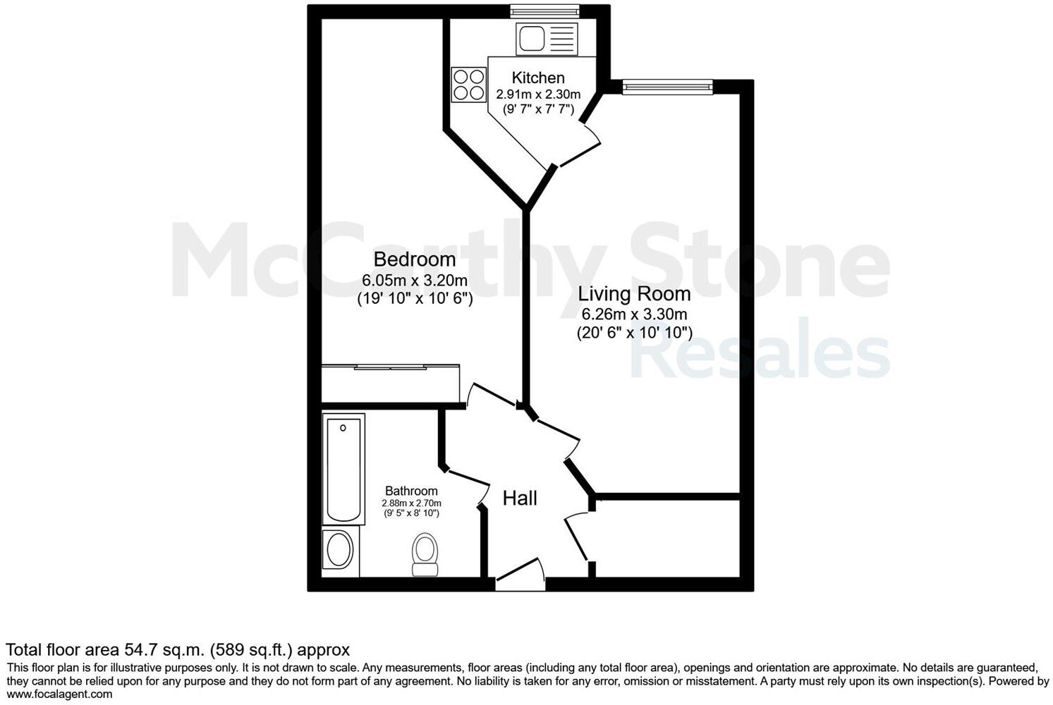 35 Wilton Court, Southbank Road, Kenilworth floorplan