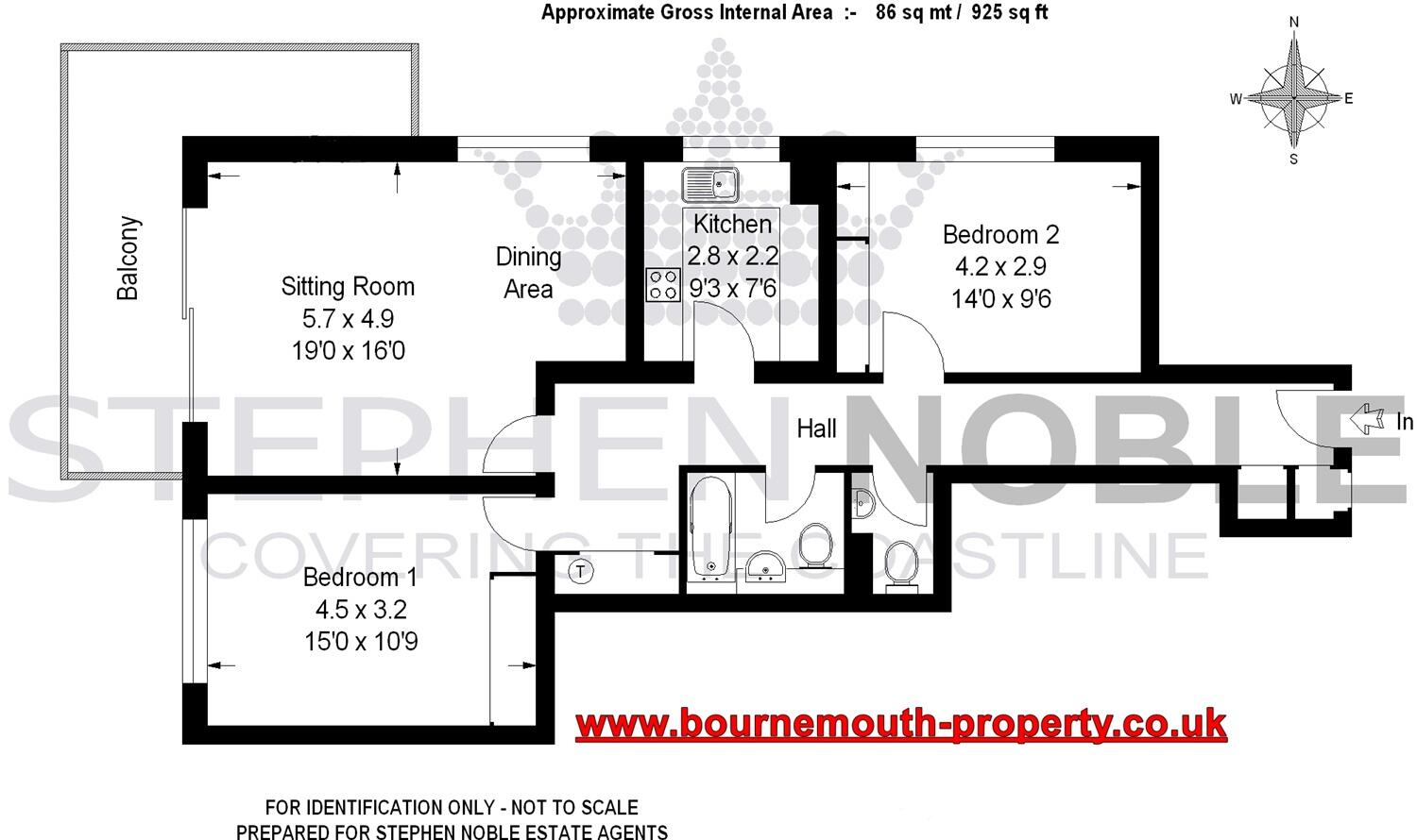 Russell Cotes Road, Bournemouth, BH1 floorplan