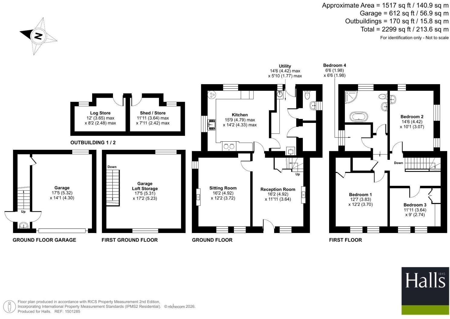 Red Gates, Garthmyl, Montgomery floorplan