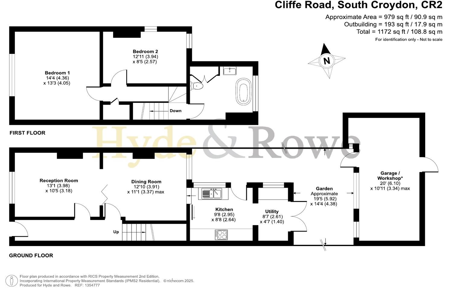 Cliffe Road, CR2 floorplan