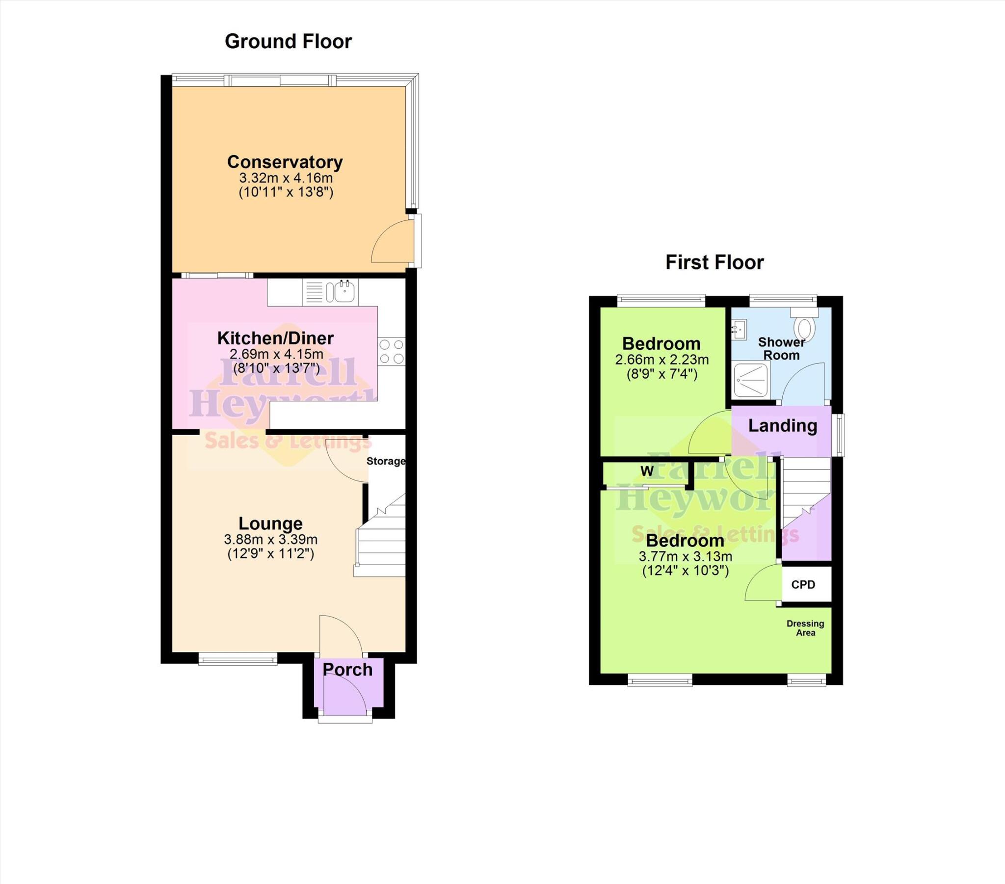 College Court, Preston floorplan