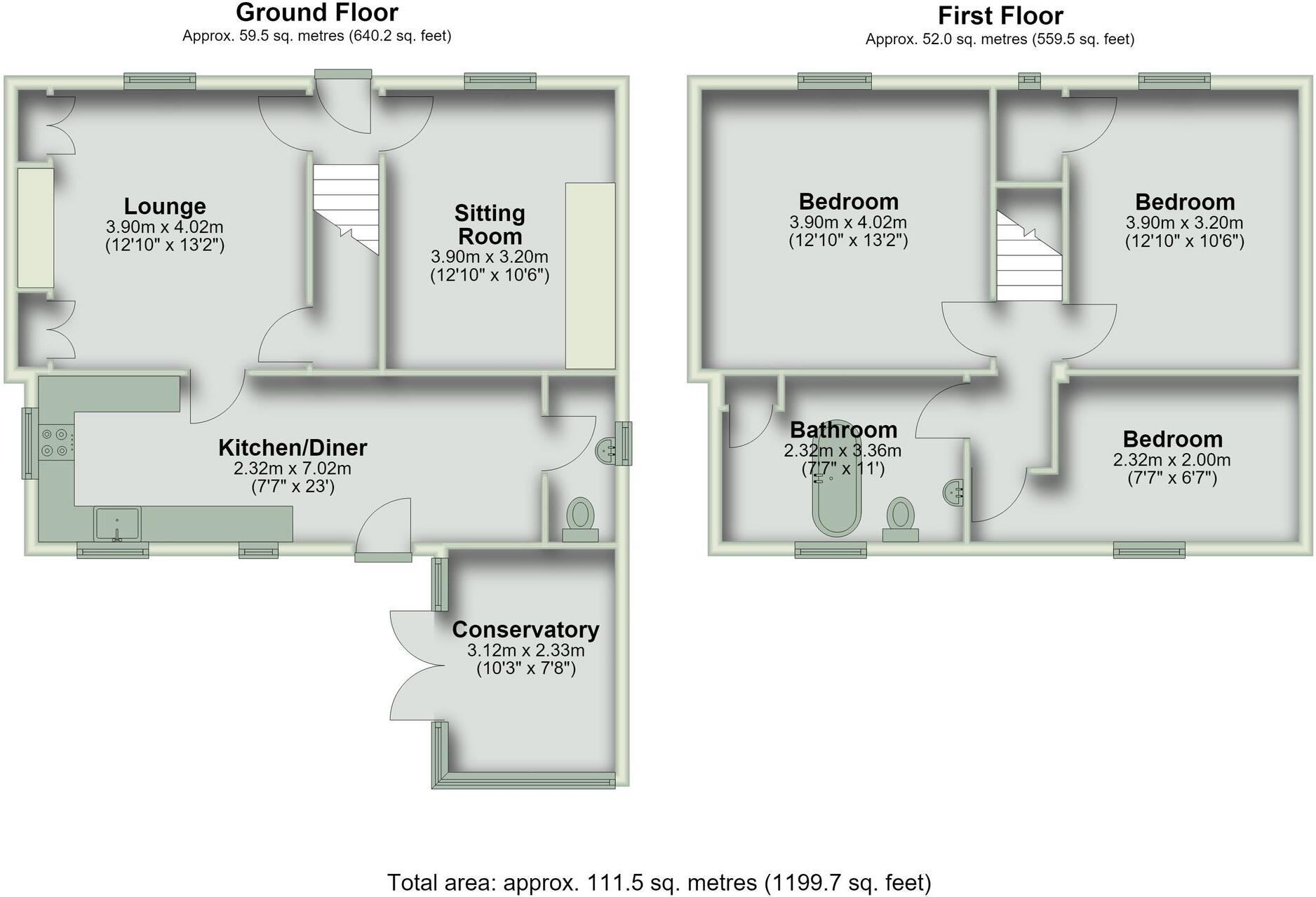 High Street, Ffrith, LL11 floorplan