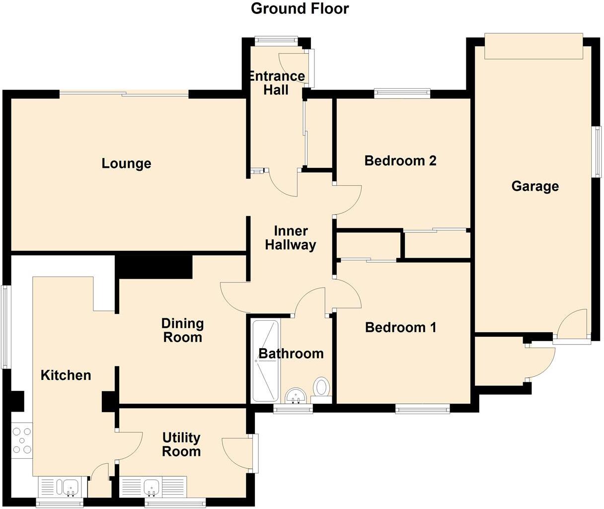 Bryn Yr Aur, Talsarnau floorplan