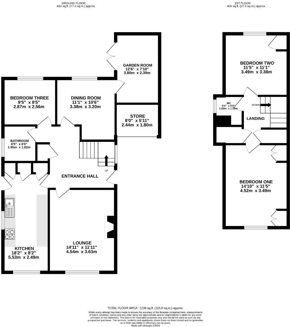 Old Coach Road, Kelsall floorplan