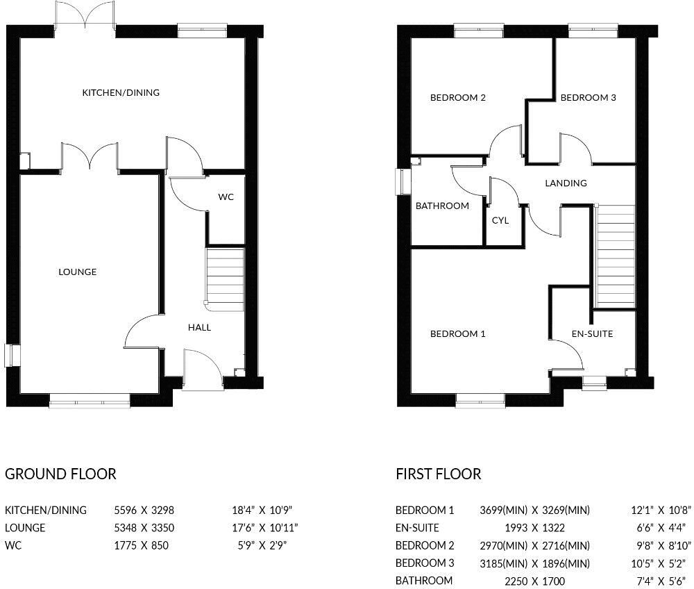 Plot 112, The Agate, Langton Rise, Horncastle, LN9 5FJ floorplan