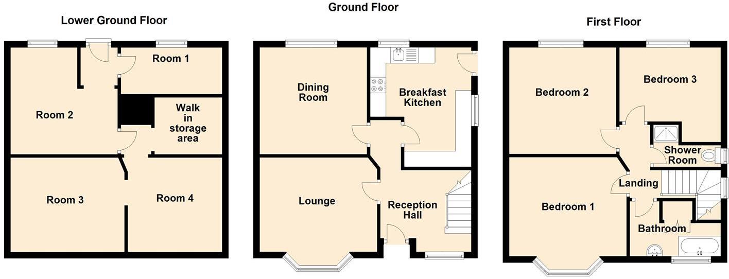 Rosemary Avenue, Colwyn Bay floorplan