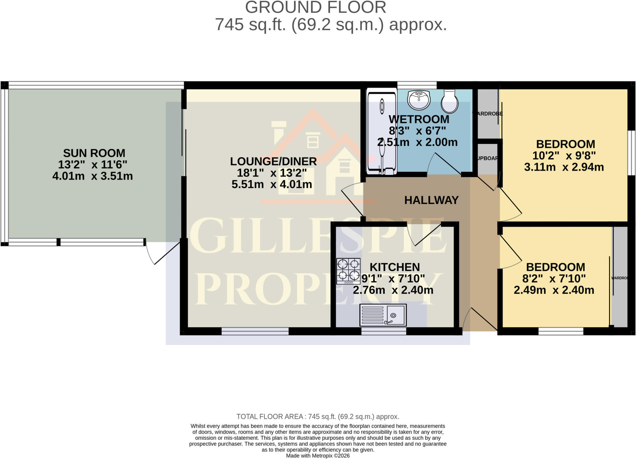 1 Montgomery Well, Carron, Falkirk, FK2 8NB floorplan