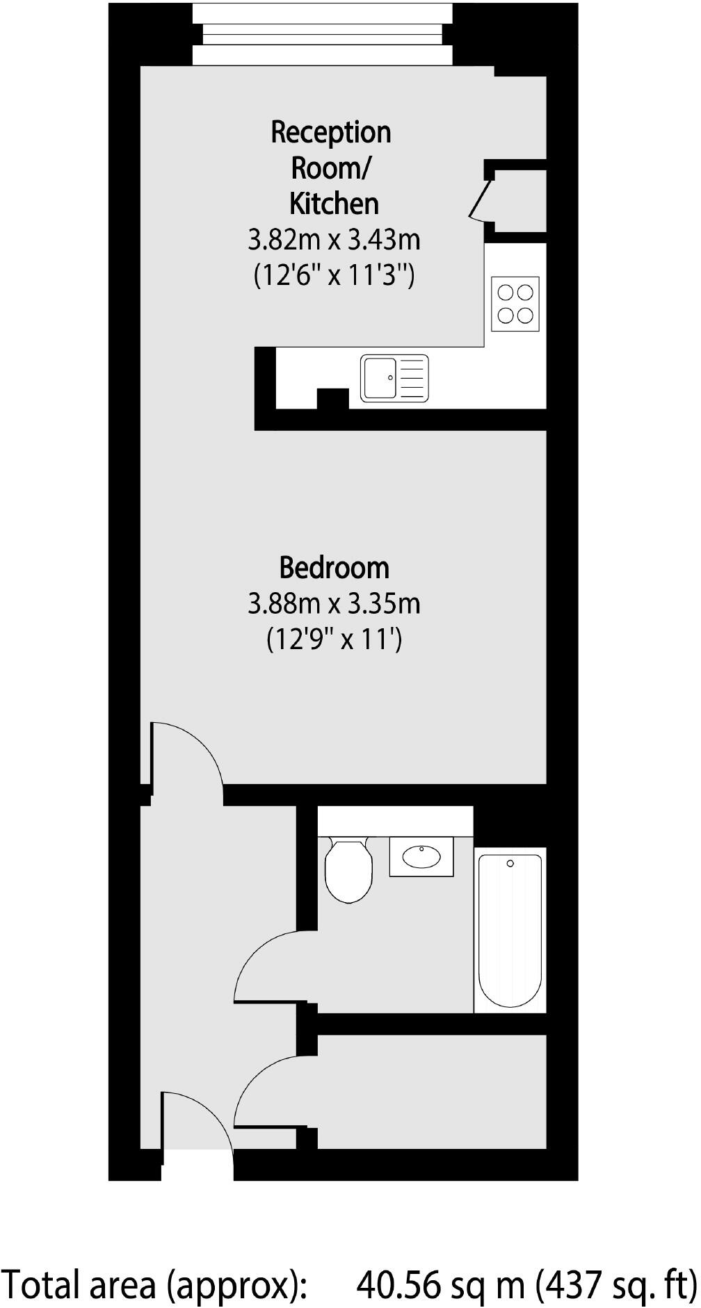 Clyde Square, Canary wharf floorplan