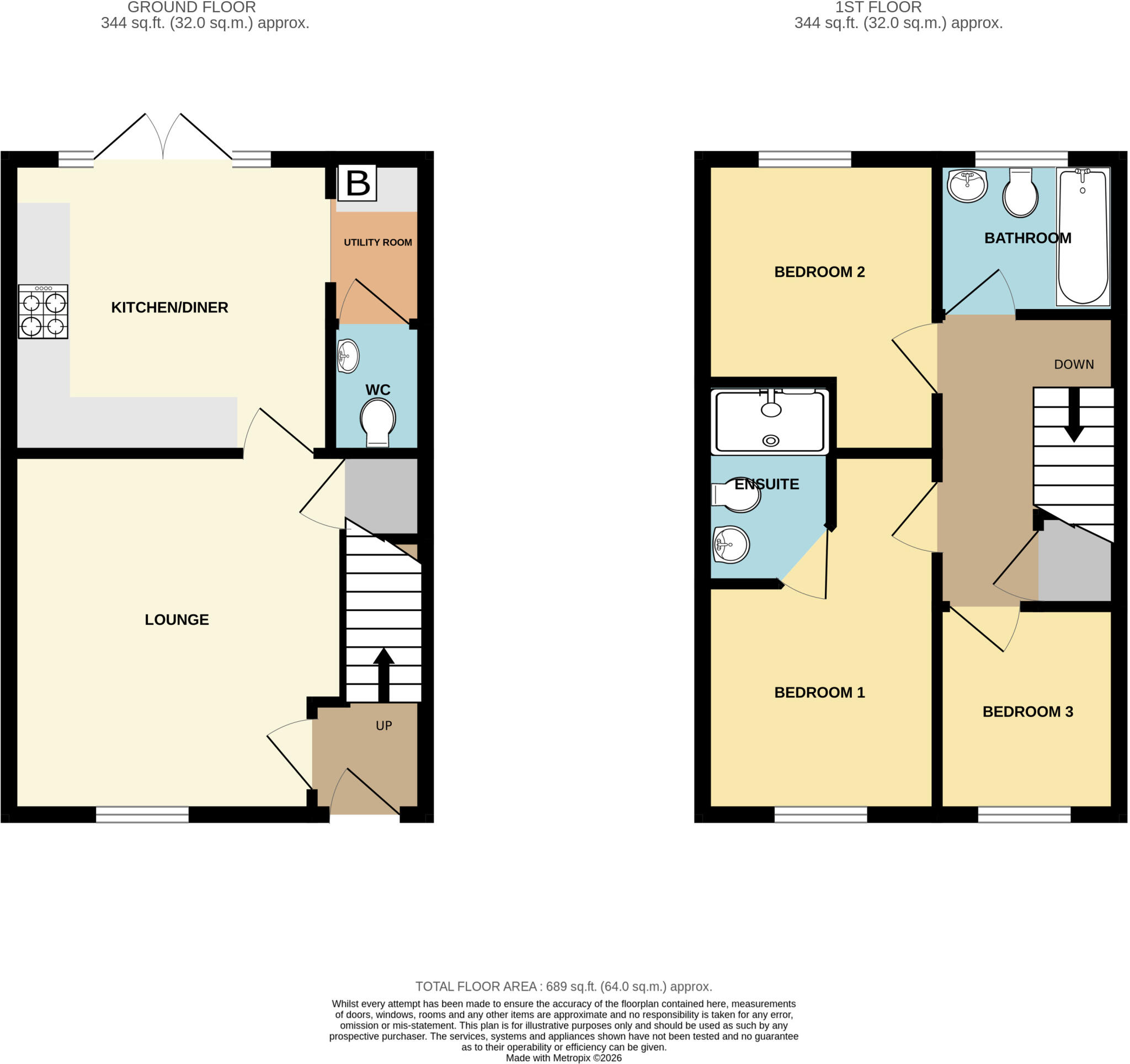 Ryeland Street, Highbridge, Somerset, TA9 floorplan