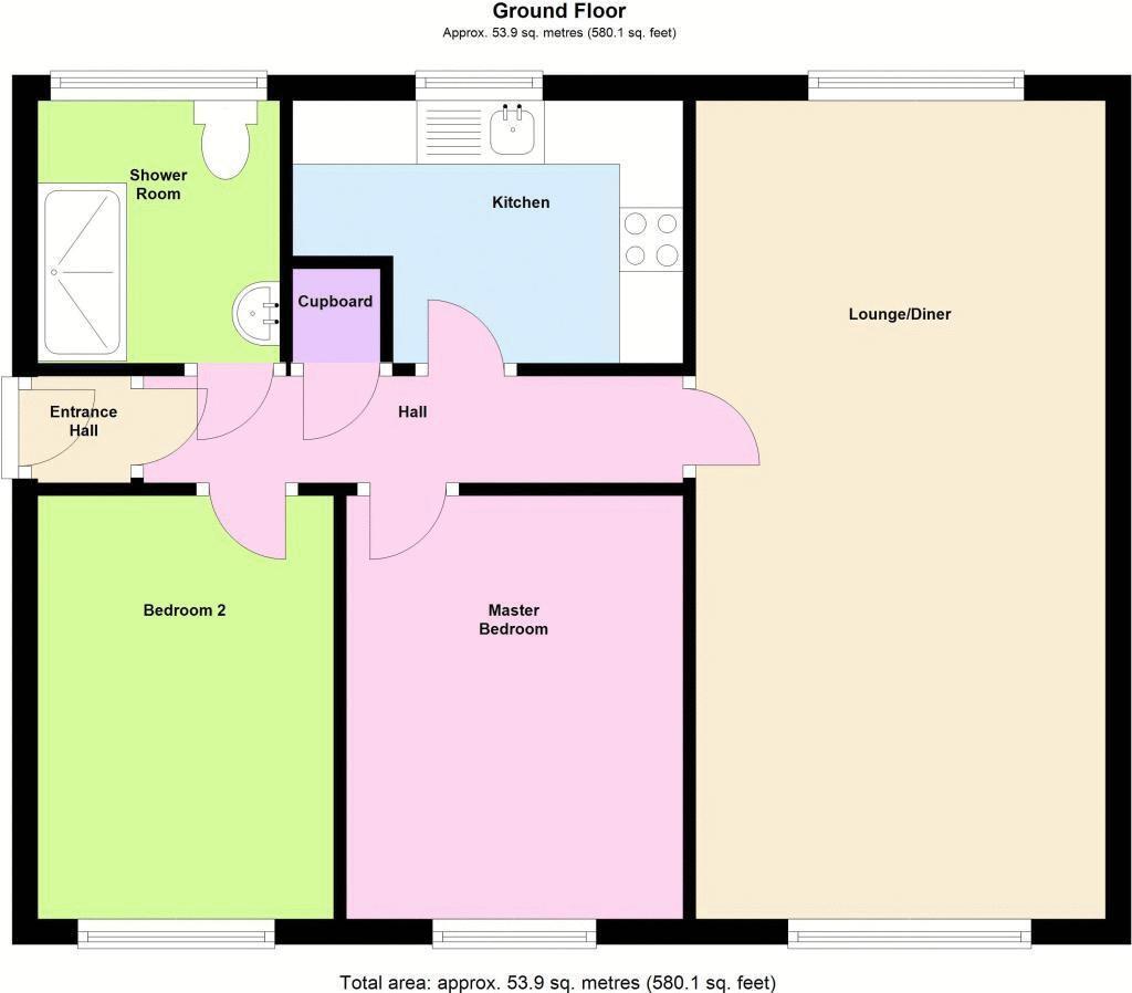 Portland Road, Rushden, NN10 floorplan