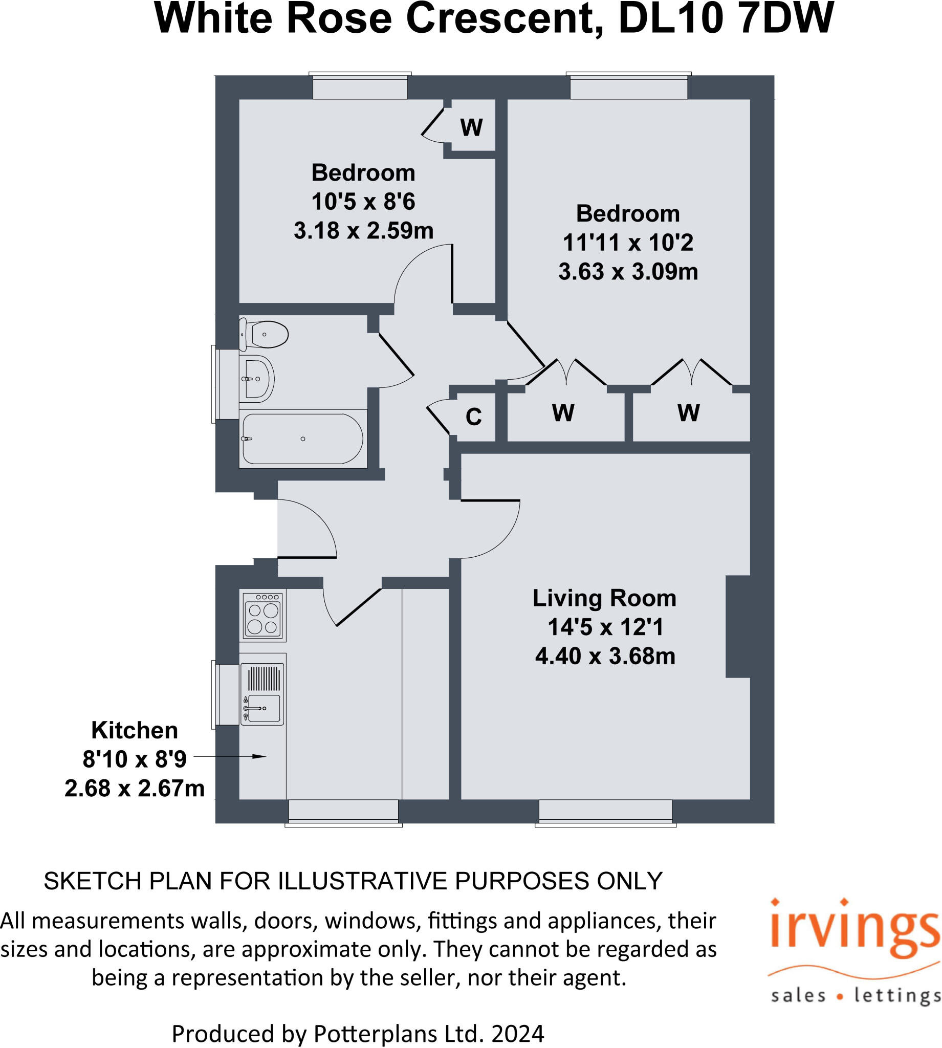 White Rose Crescent, Richmond floorplan