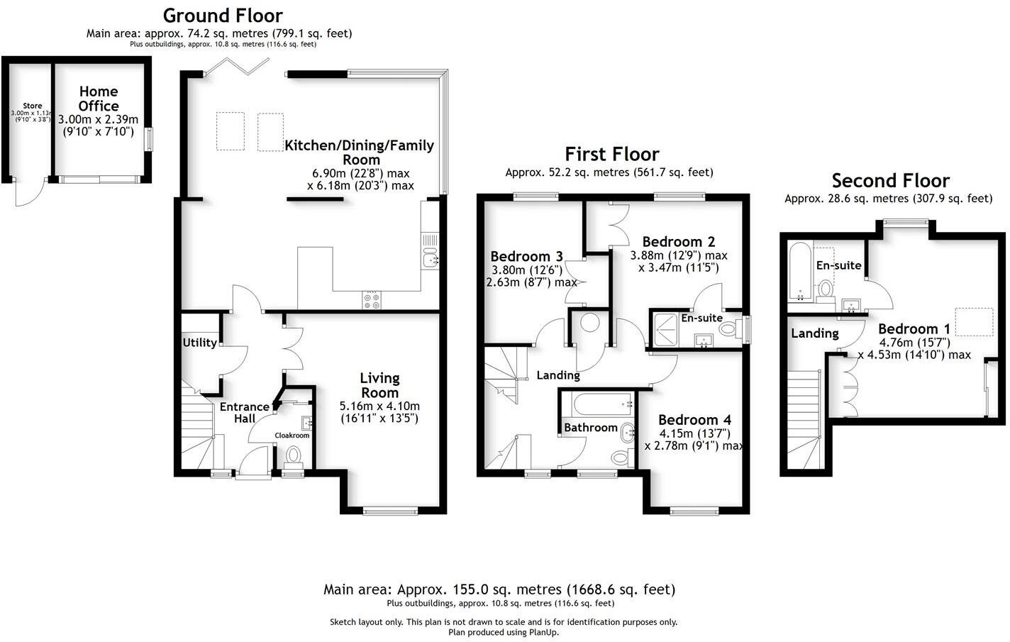 Iris Close, Willoughby Road, Harpenden floorplan