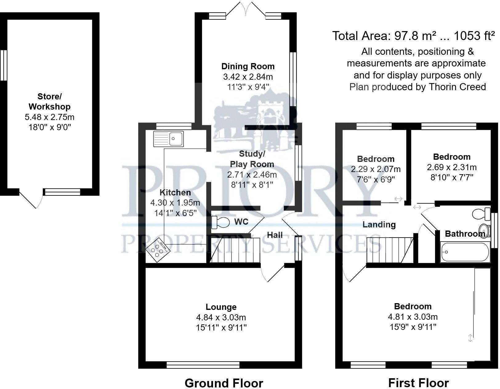 Highland Close, Biddulph Moor floorplan