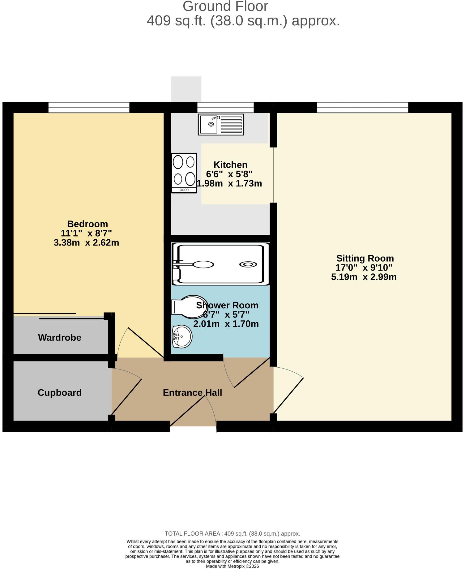 Bellair House, Havant floorplan