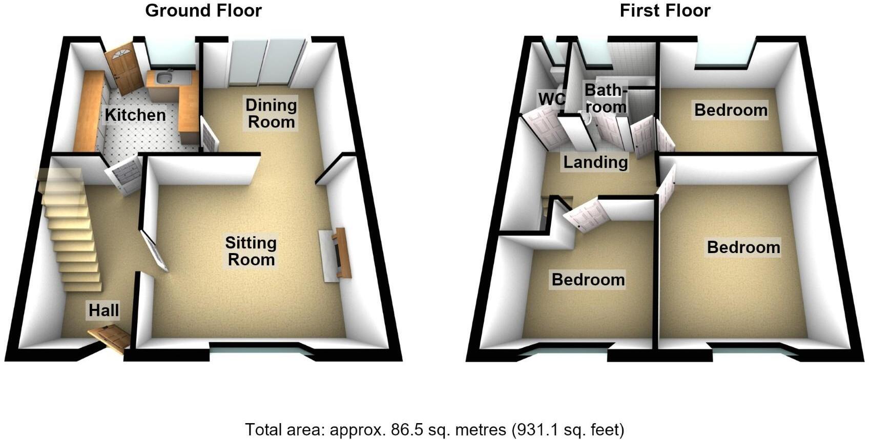 Haddon Road, Leamington Spa floorplan