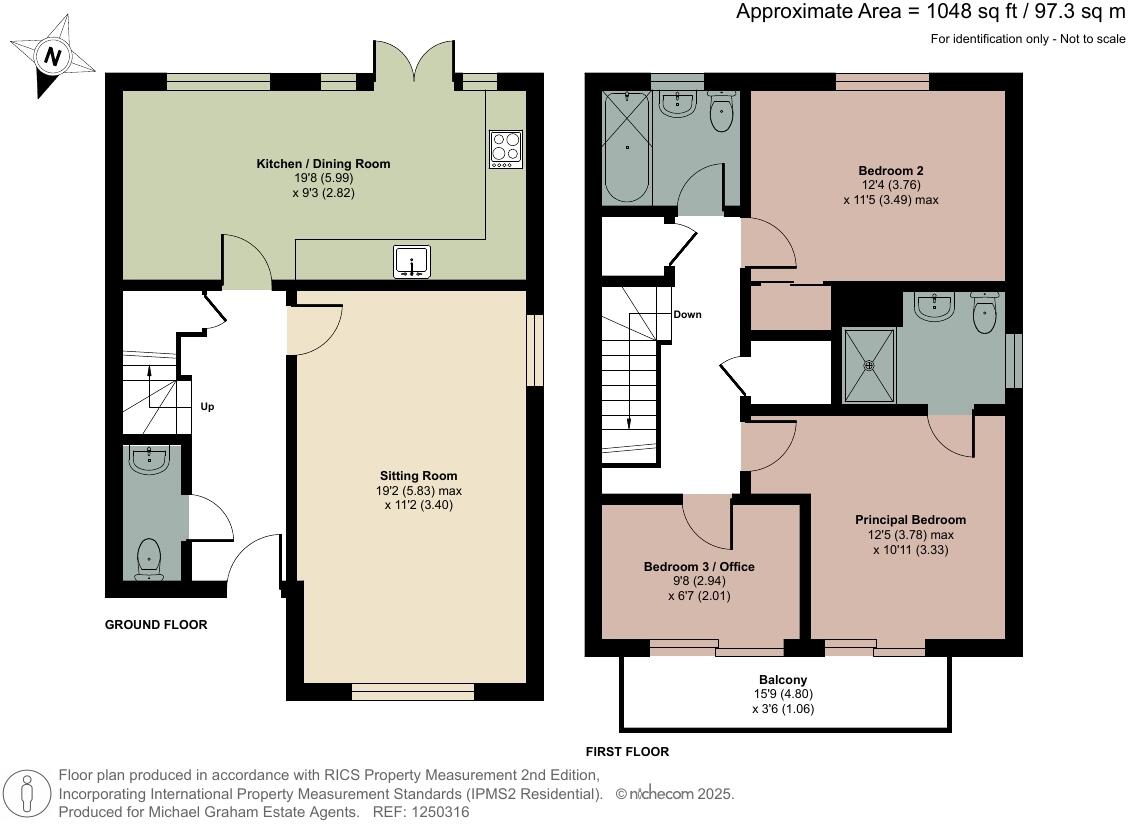 Osier Way, Olney, Buckinghamshire, MK46 floorplan