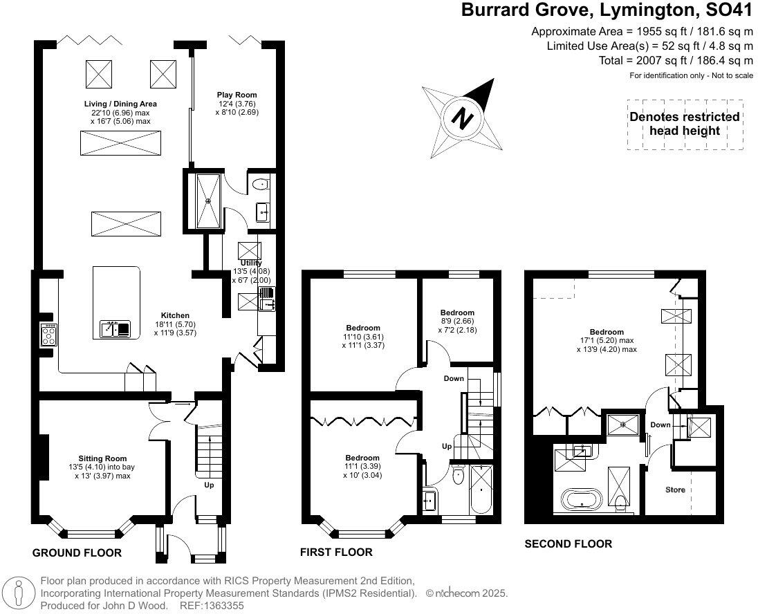 Burrard Grove, Lymington, Hampshire, SO41 floorplan