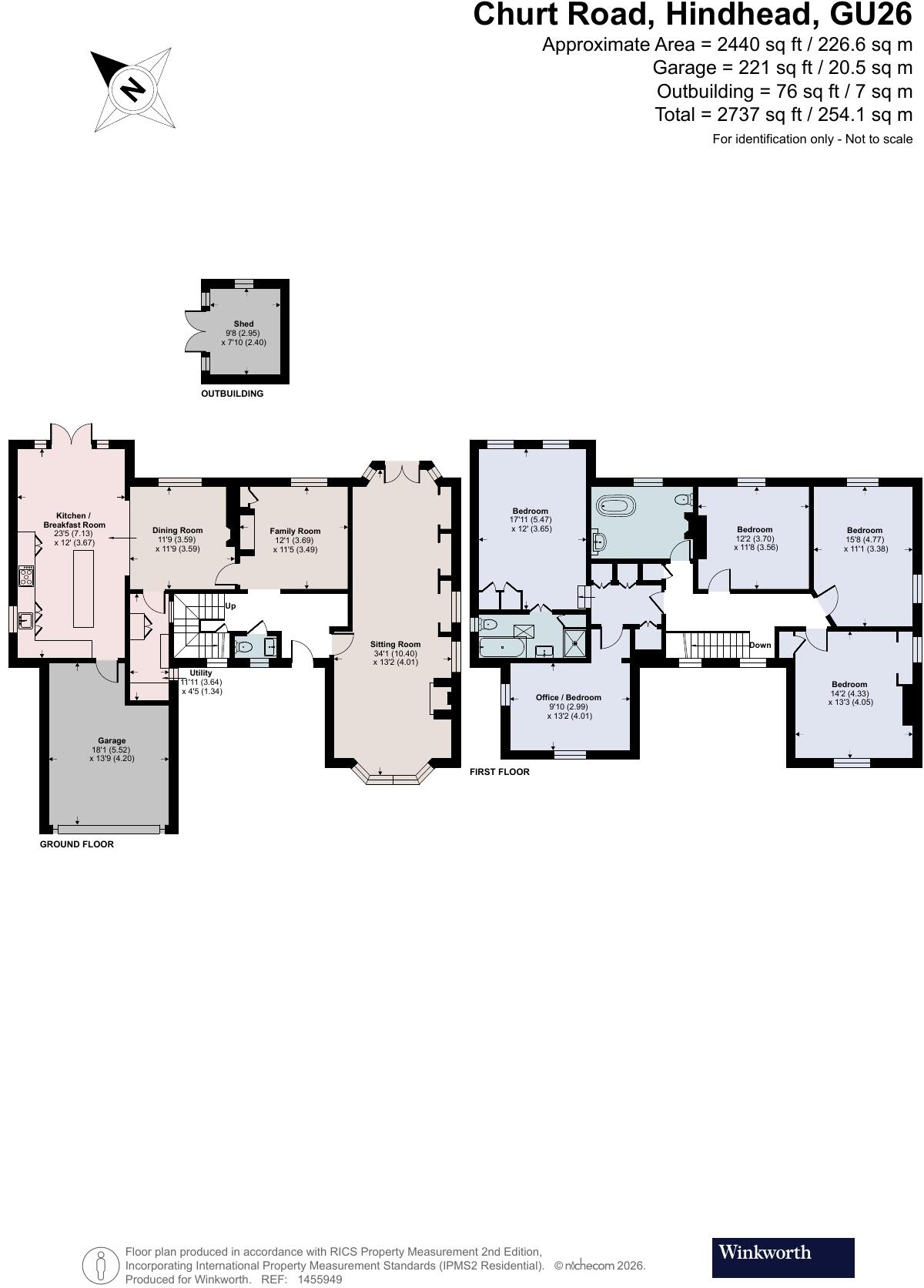 Churt Road, Hindhead, Surrey, GU26 floorplan