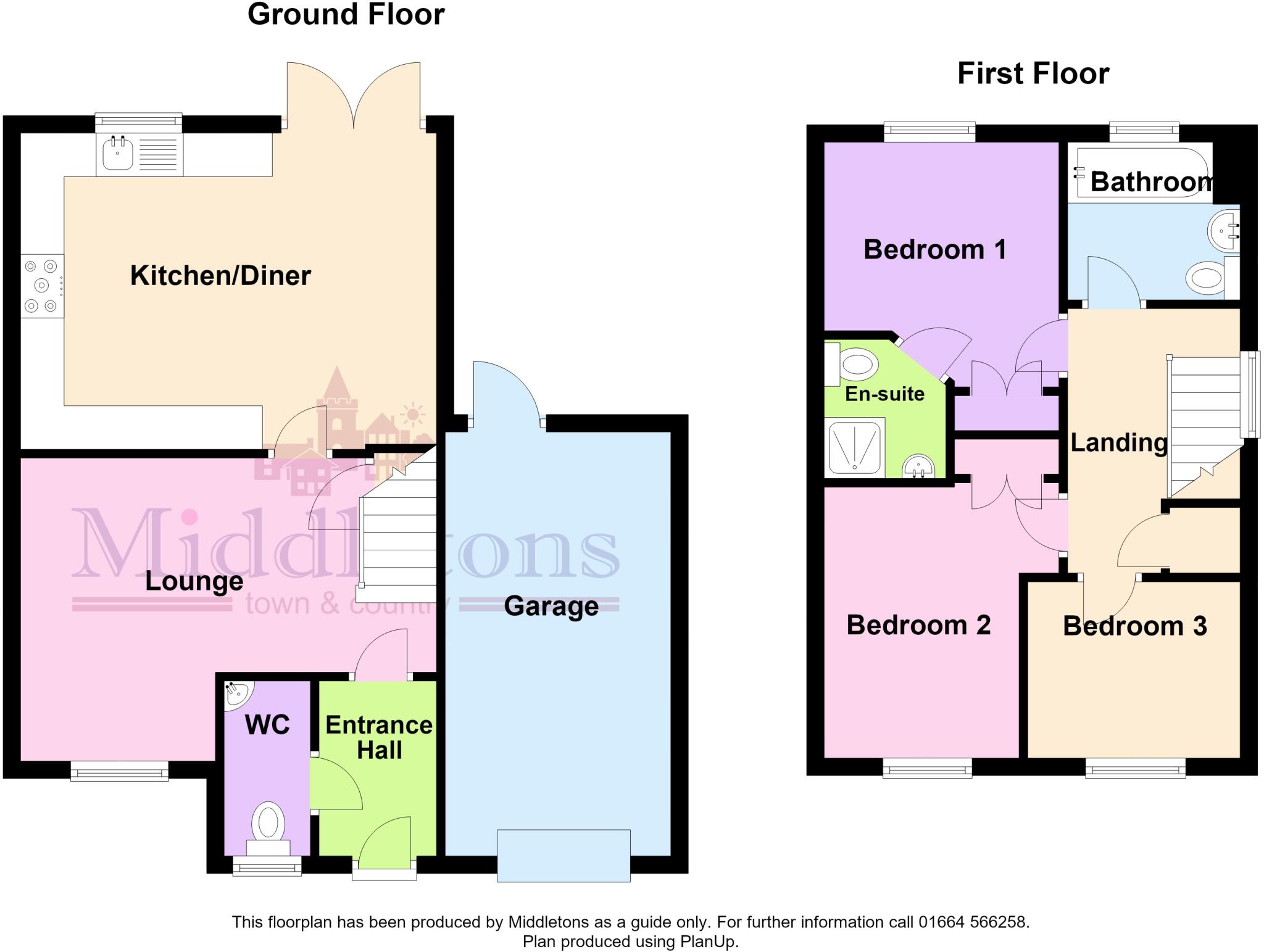 Richard Close, Melton Mowbray floorplan