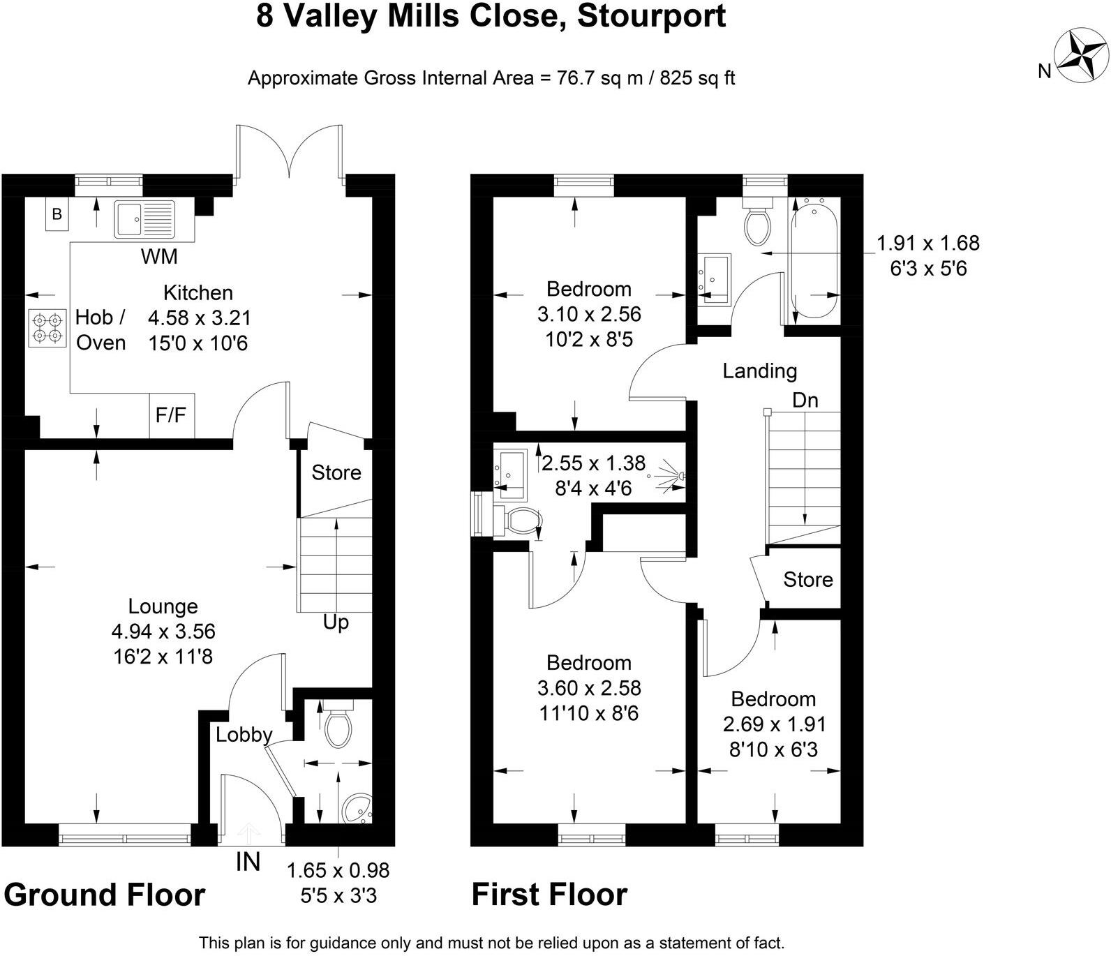 Valley Mills Close, Stourport-On-Severn, DY13 floorplan