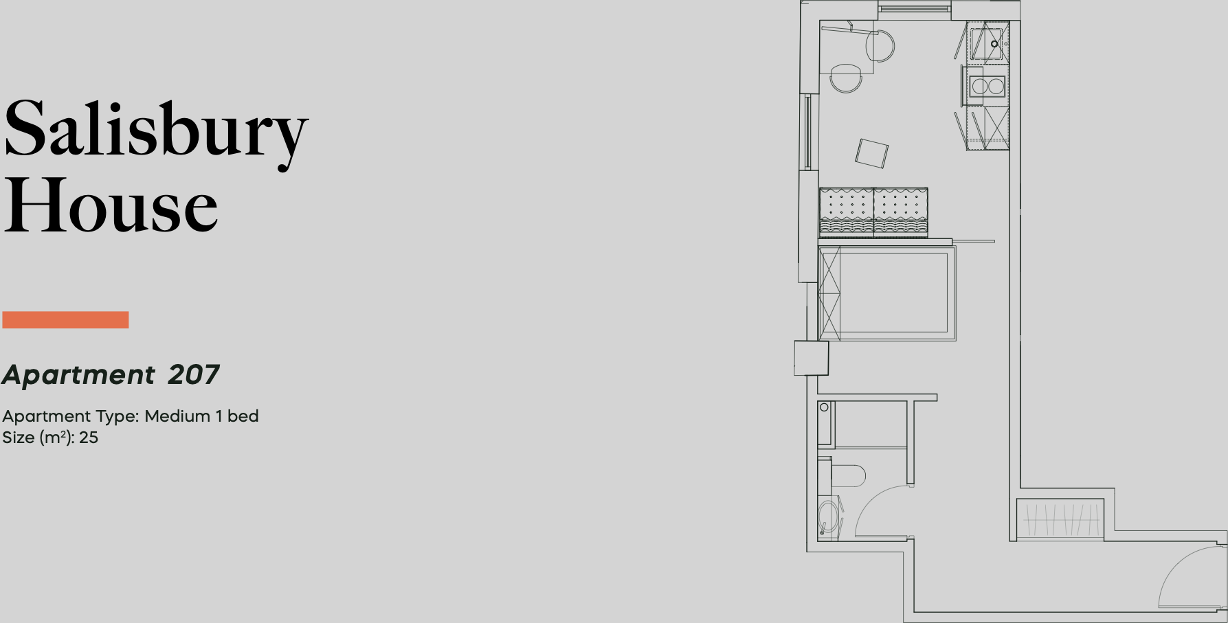 Salisbury House, Granby Row, Manchester floorplan
