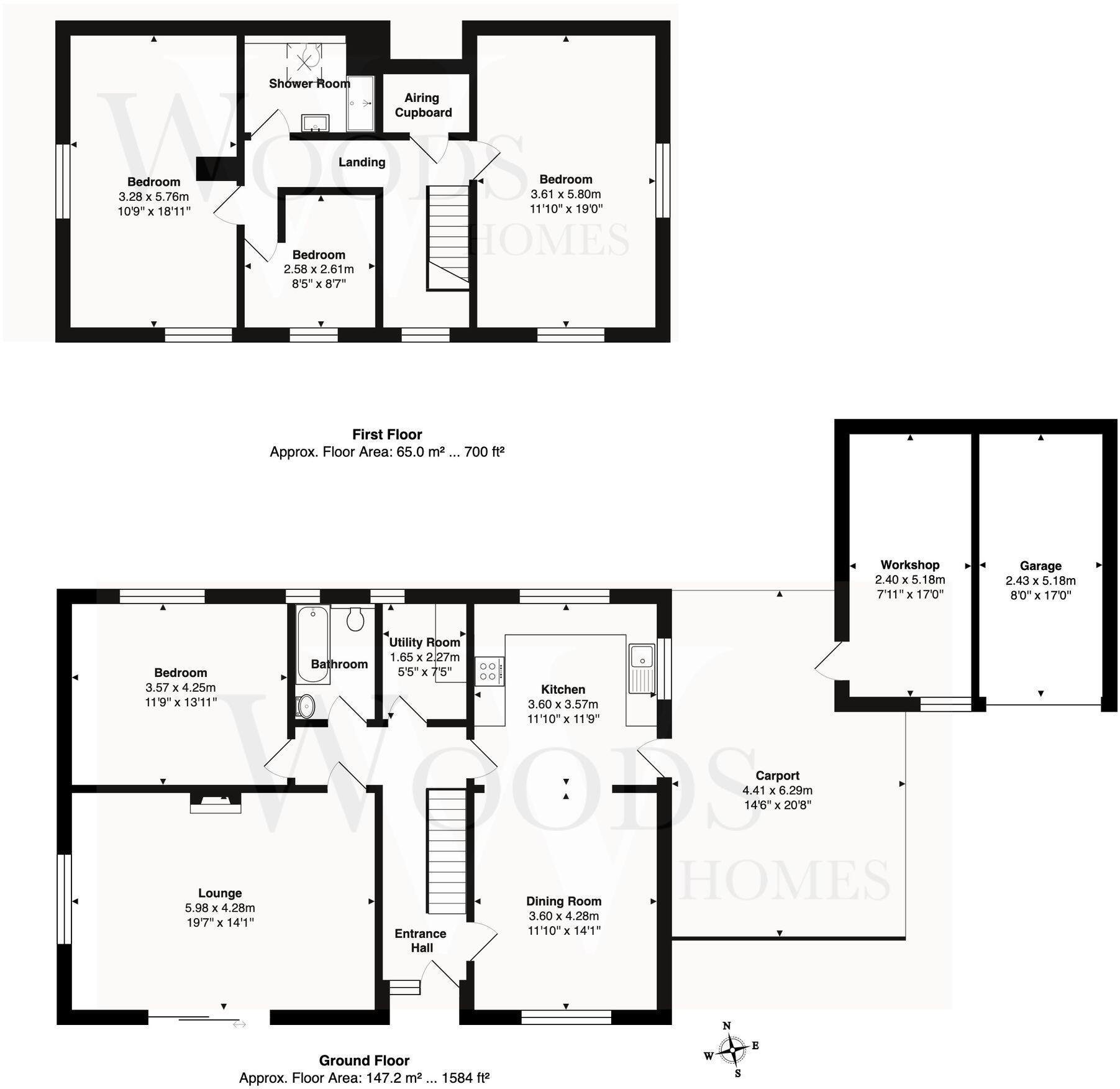 Gestridge Road, Kingsteignton, TQ12 floorplan