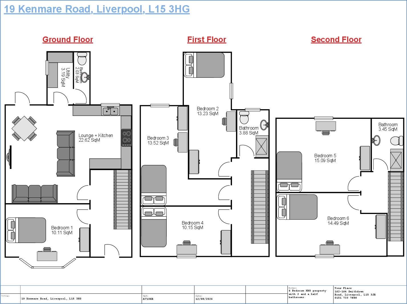 Kenmare Road, Liverpool floorplan
