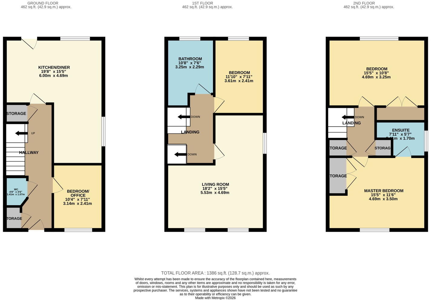 30, Butterfly Drive, Beccles, Suffolk, NR34 9YJ floorplan