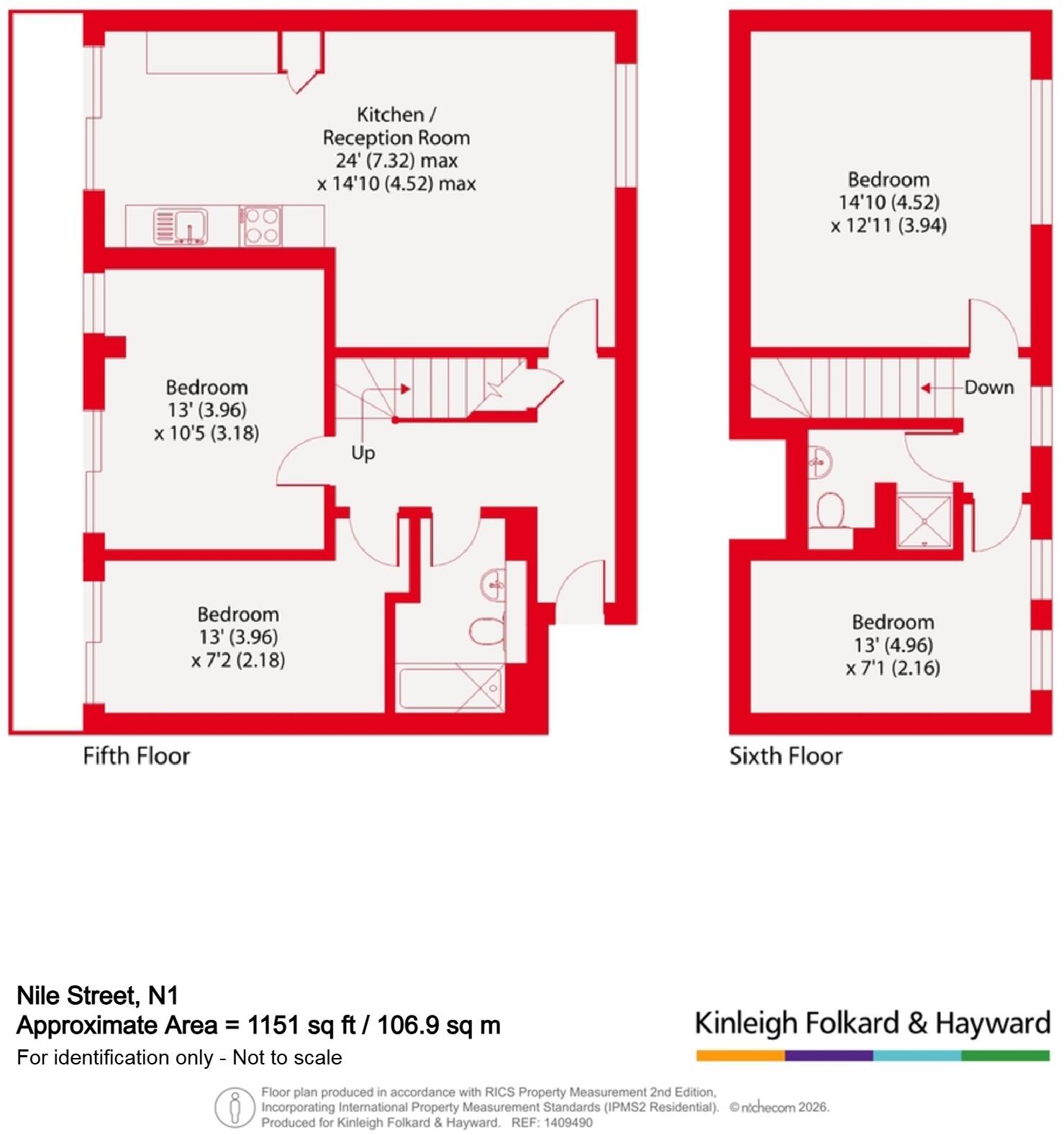 Nile Street, Shoreditch, London, N1 floorplan
