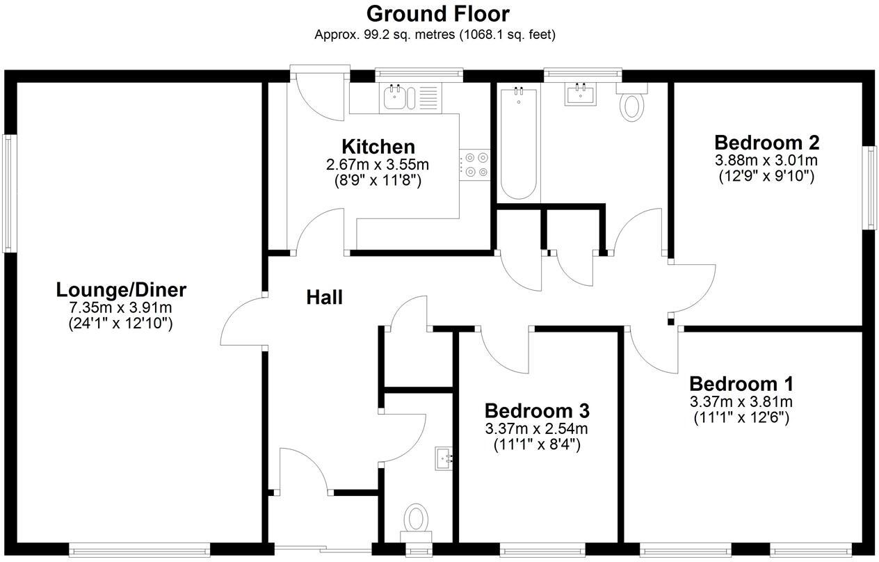 Bure Close, Bedford floorplan