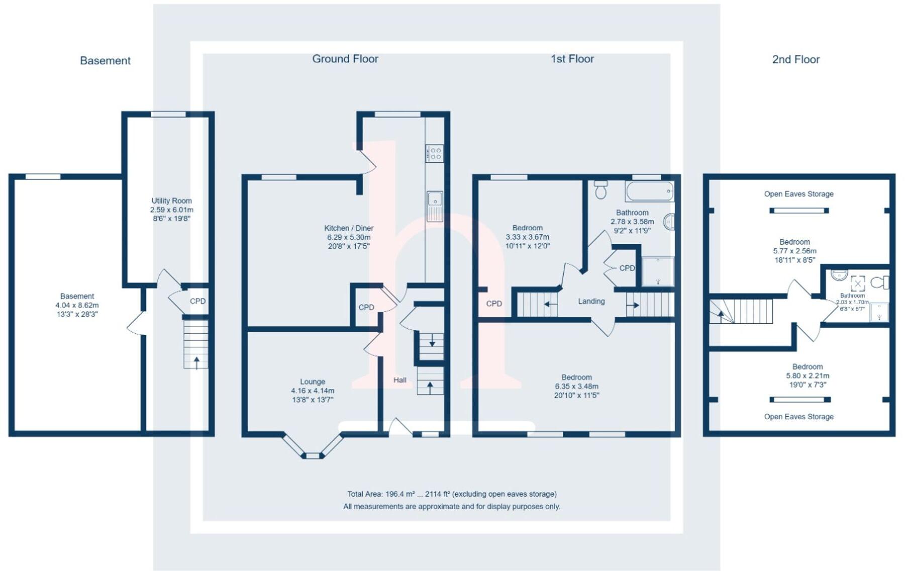 Seaview, Hoylake, CH47 floorplan