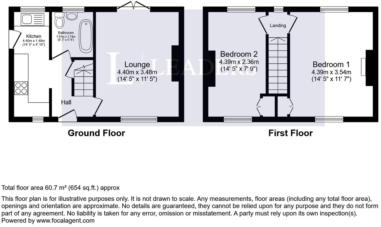 Pilley Crescent, Cheltenham, Gloucestershire, GL53 floorplan