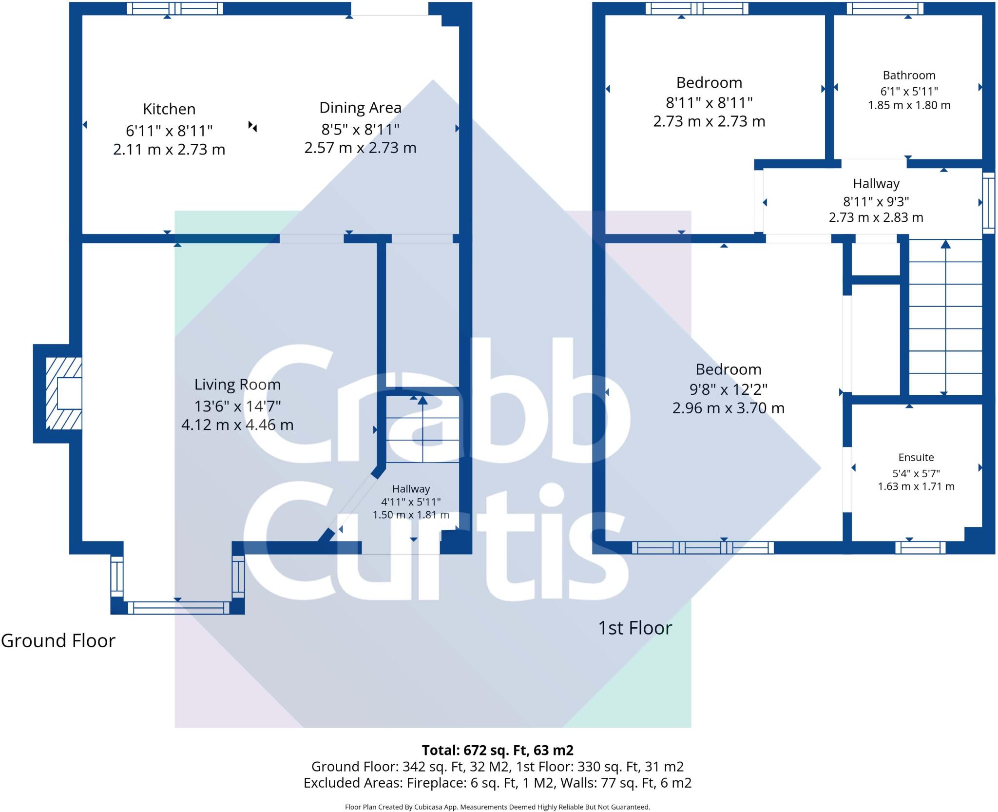 Redhill Furrows, Sydenham, Leamington Spa, CV31 floorplan