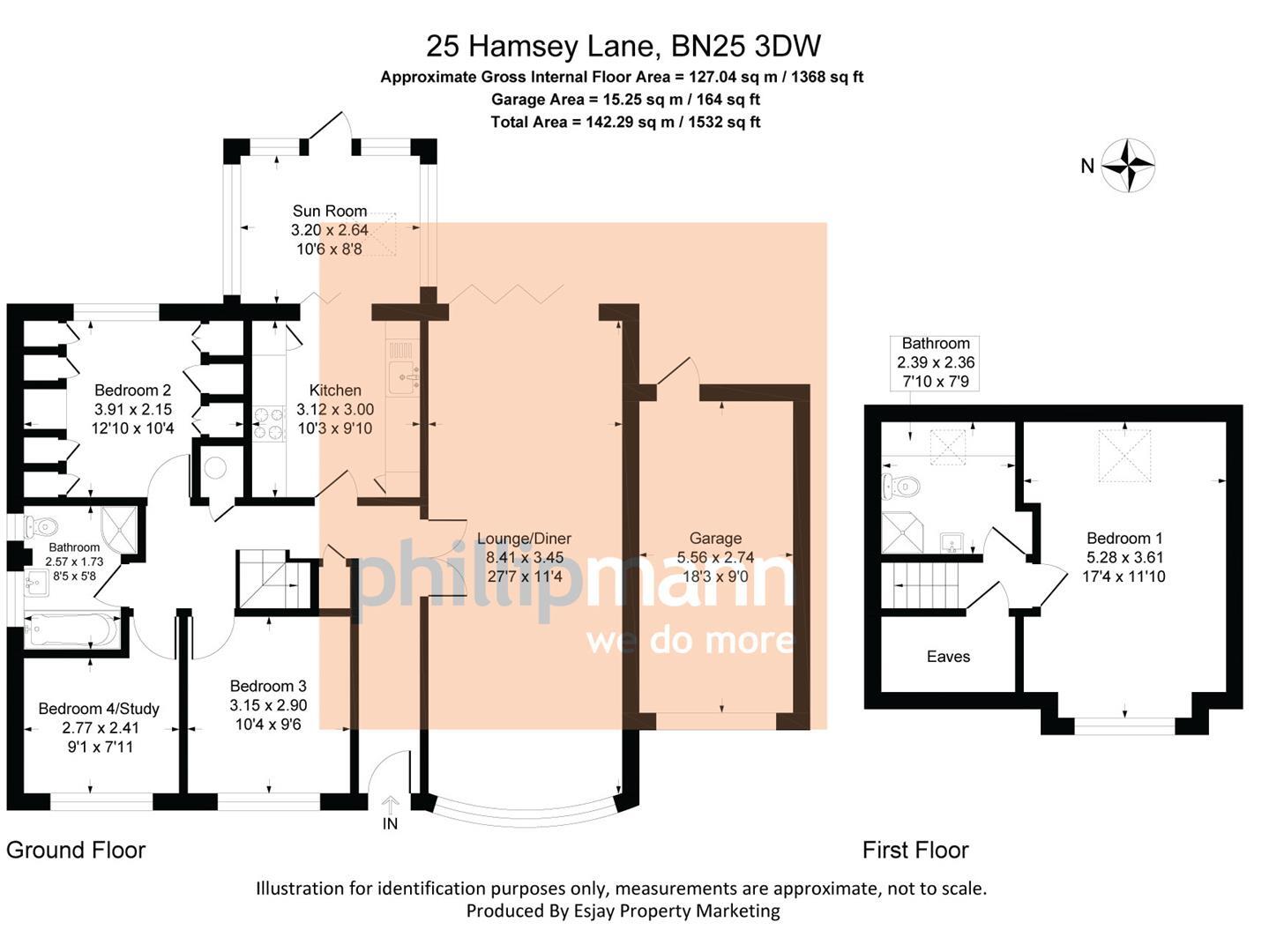Hamsey Lane, Seaford floorplan