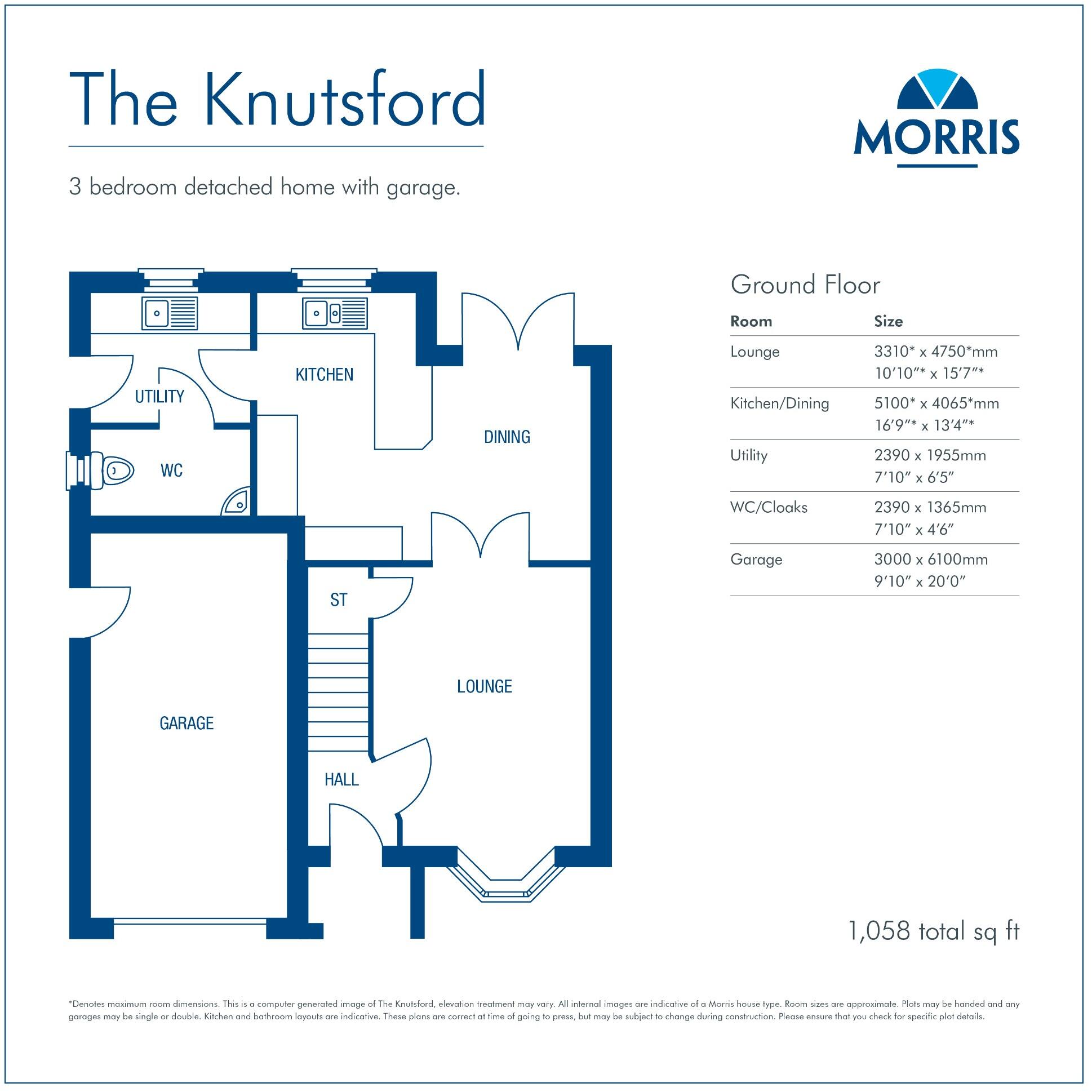 Prince's Meadows
Kirkham
PR4 2DZ floorplan