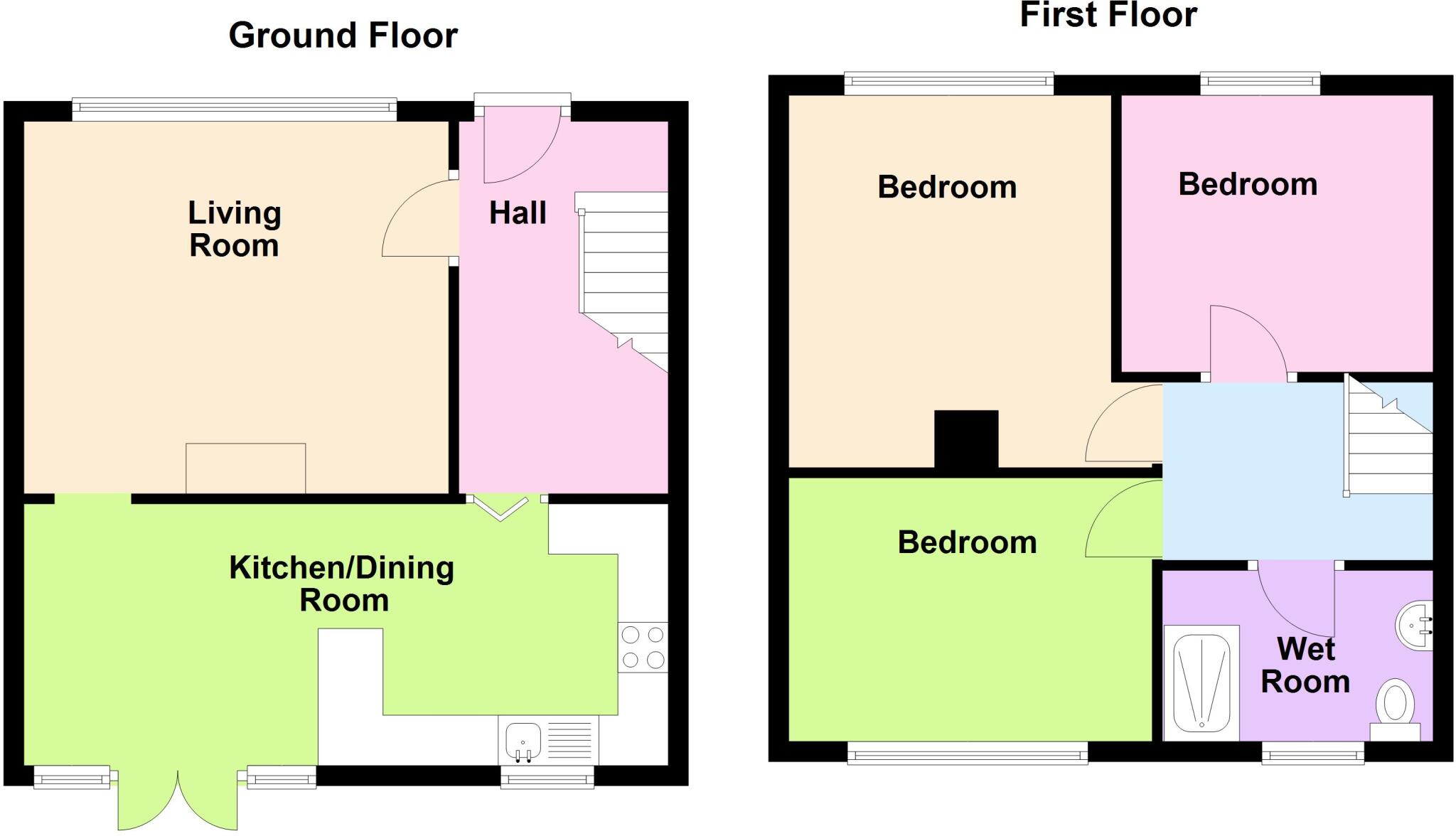 Leominster Road, Portsmouth, Hampshire, PO6 4BX floorplan