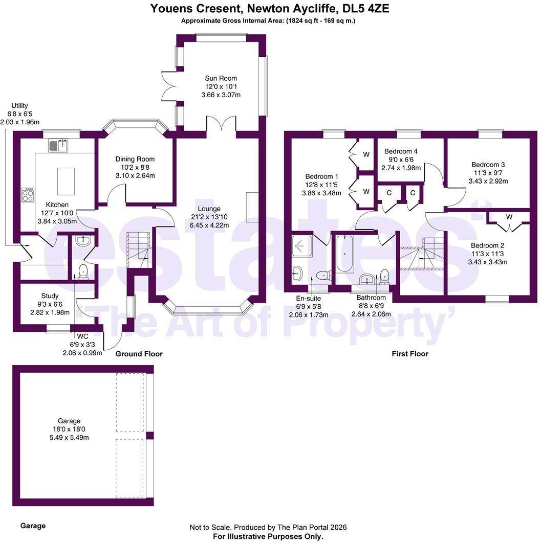 Youens Crescent, Newton Aycliffe, DL5 4ZE floorplan