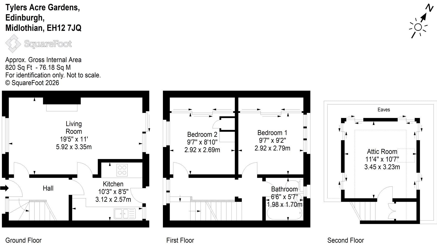 Tyler's Acre Gardens, Corstorphine, Edinburgh, EH12 floorplan